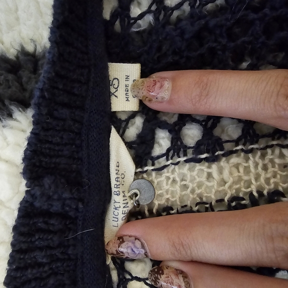 Lucky Brand Striped Cardigan - Picture 4 of 4